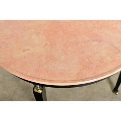 French Empire Style Ebonized Marble Top Center Table - 4506020