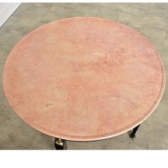 French Empire Style Ebonized Marble Top Center Table - 4506022