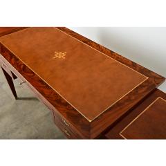 French Empire Style Mahogany Leather Desk - 4277713