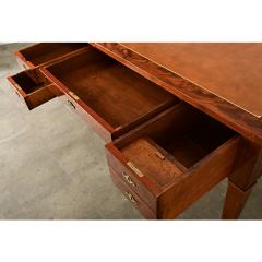 French Empire Style Mahogany Leather Desk - 4277737