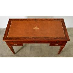 French Empire Style Mahogany Leather Desk - 4277738