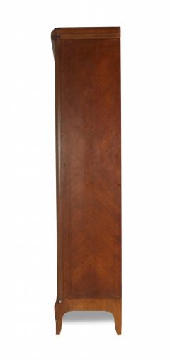 French Empire Style Mahogany Two Door Mirrored Armoire - 2798790