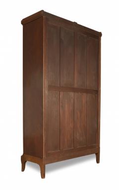 French Empire Style Mahogany Two Door Mirrored Armoire - 2798792
