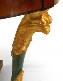 French Empire Style Mahogany and Gilt Center Table - 1424267