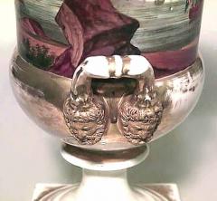 French Empire Style Porcelain Urn with Nautical Scene - 4200702