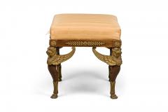 French Empire Style Sphinx Mahogany Bench - 4655832