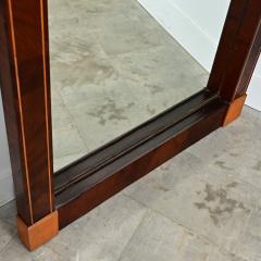 French Empire Style Wall Mirror with Cue Rack - 4606825