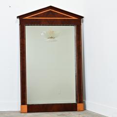 French Empire Style Wall Mirror with Cue Rack - 4606835