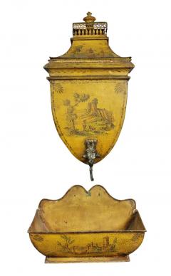 French Empire Yellow Tole Lavabo - 4129743
