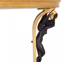 French Empire style ormolu mounted malachite centre table - 3530682