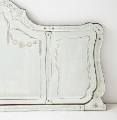 French Etched Horizontal Mirror with Foliate Etched Boarders - 3940722