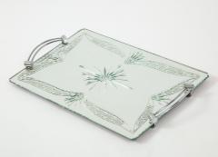 French Etched Mirrored Tray - 1737586