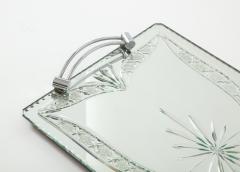 French Etched Mirrored Tray - 1737589