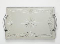 French Etched Mirrored Tray - 1737590