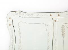 French Etched Triptych Mirror - 3333829