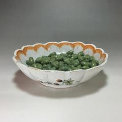 French Faience Tromp Loeil Bowl with Olives Nevers Dated 1774 - 1727910