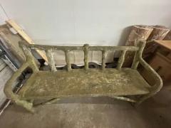 French Faux Bois Garden Bench - 4136704