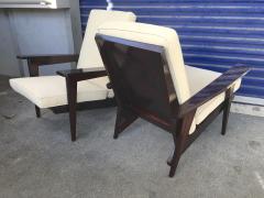 French Fifties Pair of Comfy Lounge Chairs Newly Restored - 605470