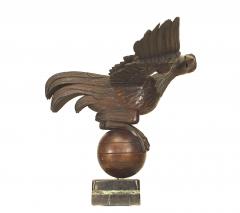 French Folk Oak Eagle Figure - 4408191