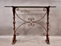 French Forged Iron Console - 2057245