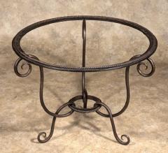 French Forties forged iron table - 3910587