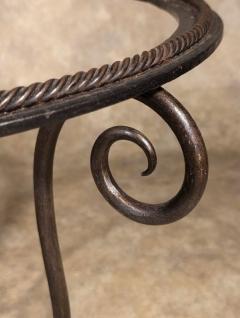 French Forties forged iron table - 3910589