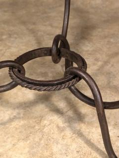 French Forties forged iron table - 3910599