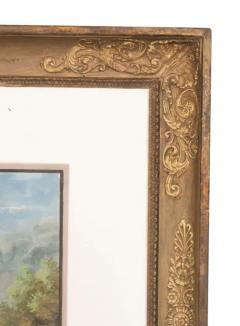 French Framed Gouache Landscape - 4139911