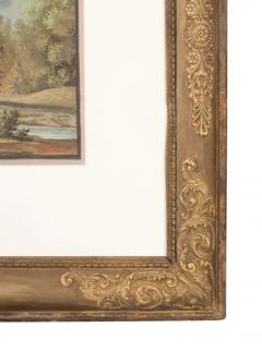 French Framed Gouache Landscape - 4139912