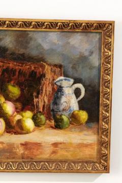 French Framed Impressionist Style Oil Still Life Painting by Berthe Vincendon - 3416942