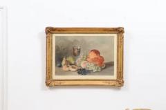 French Framed Still Life Watercolor Signed Jacques Redelsperger circa 1887 - 3472486