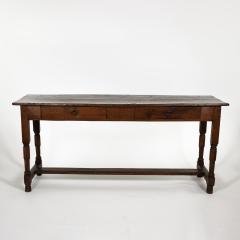 French Fruitwood Serving Table with Plank Top Circa 1850 - 3855873