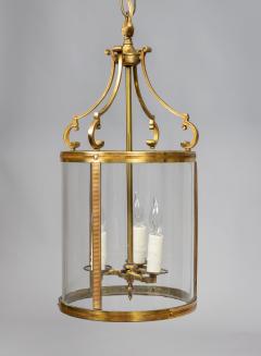 French Gilded Brass Hall Lanterns a Pair - 3088236