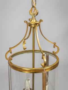 French Gilded Brass Hall Lanterns a Pair - 3088238