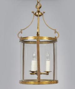 French Gilded Brass Hall Lanterns a Pair - 3088240