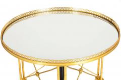 French Gilt Bronze Gueridon Side Table manner of Maison Jansen ca 1930s - 4502661