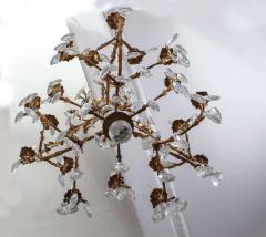 French Gilt Bronze and Cut Glass 14 Light Chandelier - 634283
