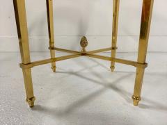 French Gilt Bronze and Glass Gueridon Table - 1151709