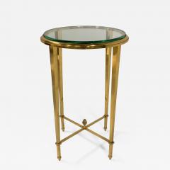 French Gilt Bronze and Glass Gueridon Table - 1151941