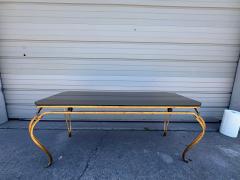 French Gilt Iron And Mirrored Cocktail Table - 4618179