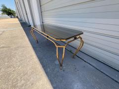French Gilt Iron And Mirrored Cocktail Table - 4618191