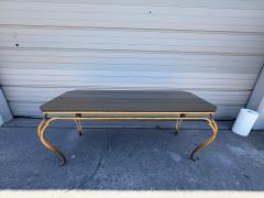 French Gilt Iron And Mirrored Cocktail Table - 4618231