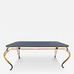 French Gilt Iron And Mirrored Cocktail Table - 4619066