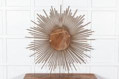 French Gilt Sunburst Convex Mirror - 2665420