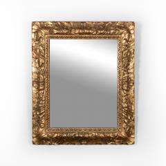 French Giltwood Mirror with Foliate and Chain Moulding Rectangular Circa 1850 - 3839878