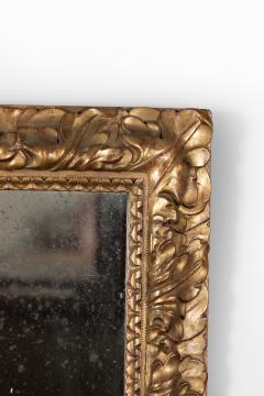 French Giltwood Mirror with Foliate and Chain Moulding Rectangular Circa 1850 - 3839886