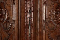 French Gothic Revival Carved Walnut Cupboard circa 1880 - 709209