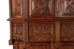 French Gothic Revival Carved Walnut Cupboard circa 1880 - 709211
