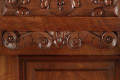 French Gothic Revival Carved Walnut Cupboard circa 1880 - 709216