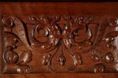 French Gothic Revival Carved Walnut Cupboard circa 1880 - 4803169